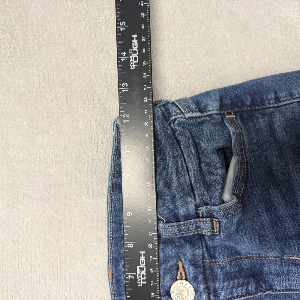 American Eagle Next Level Stretch Skinny Jeans Dark Wash Size 0 Regular Blue - Picture 4 of 13